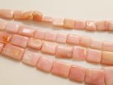 8.5-16 mm Pink Opal Chewing Gum Cut Beads, Natural Pink Opal Beads, Pink Opal