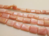 8.5-16 mm Pink Opal Chewing Gum Cut Beads, Natural Pink Opal Beads, Pink Opal