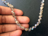 4-5.5 mm Labradorite Faceted Onion Beads, Natural Fire Labradorite Onion Beads