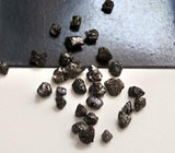 3-5mm Black Uncut Conflict Free Black Rough Diamonds For Jewelry (5Pc To 10Pc)