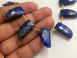 10.5x20 mm Lapis Lazuli Faceted Beads, Natural Blue Lapis Lazuli Fancy Beads