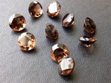 10 Pcs Smoky Quartz Solitaire Cut Stones, Natural Smoky Quartz Round Cut Loose Gemstone For Jewelry, Brown Stone (10mm To 16mm Options)