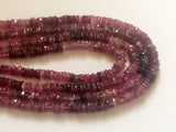 5-5.5mm Pink Tourmaline Tyres, Natural Pink Tourmaline Spacer Beads, Pink