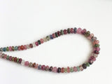 4.5-5mm Multi Tourmaline Pumpkin Bead, Natural Faceted Pumpkin Bead, Tourmaline