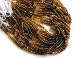 5-6mm Petro Tourmaline Faceted Rondelles, Natural Petro Tourmaline Beads, Petro