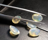 7.5x10mm-9x11mm App Ethiopian Opal Oval Shape Cut Stone, 5 Pcs Natural