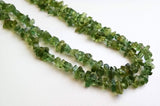 4-7 mm Green Apatite Chips, Natural Green Apatite Beads For Jewelry, 32 Inch