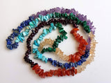 5-7 mm Seven Chakra Chips, Natural Healing Seven Multi Chakra Bead, Body Chakra