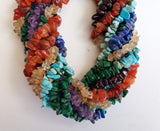 5-7 mm Seven Chakra Chips, Natural Healing Seven Multi Chakra Bead, Body Chakra