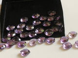 8-8.5mm Amethyst Cabochon, Natural Cushion Cut Check board Both Side Faceted