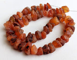 10-12 mm Raw Carnelian Stones, Natural Loose Raw Gemstone, Carnelian Rough Beads