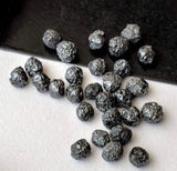 4.5-5mm Black Round Diamonds Diamond, Conflict Free Diamond (2Pc To 50Pc)