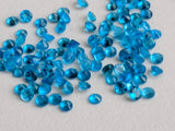 2-2.3mm Neon Apatite Round Cut Stone, Natural Faceted Round Cut Stones