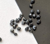 3-3.5mm Black Diamonds Conflict Free Raw Diamond For Jewelry (1CT To 50Ct)