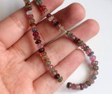 4.5-5mm Multi Tourmaline Pumpkin Bead, Natural Faceted Pumpkin Bead, Tourmaline