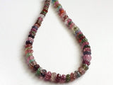 4.5-5mm Multi Tourmaline Pumpkin Bead, Natural Faceted Pumpkin Bead, Tourmaline