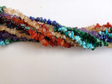 5-7 mm Seven Chakra Chips, Natural Healing Seven Multi Chakra Bead, Body Chakra
