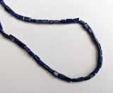 4x6 mm Lapis Lazuli Chewing Gum Cut Beads, Natural Lapis Lazuli Rectangle Cut