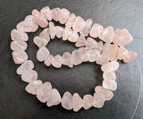 10-15 mm Raw Rose Quartz Nuggets, Natural Rose Quartz Rough Gems, Rose Quartz