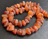 10-12 mm Raw Carnelian Stones, Natural Loose Raw Gemstone, Carnelian Rough Beads