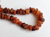 10-12 mm Raw Carnelian Stones, Natural Loose Raw Gemstone, Carnelian Rough Beads