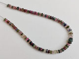 3.8-5.5mm Multi Tourmaline Pumpkin Bead Natural Faceted Pumpkin Bead Tourmaline