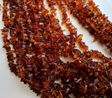 5-10 mm Citrine Chips, Dark Brandy Color Citrine Beads, Natural Citrine Chips