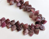 9-11mm Rare Pink Tourmaline Fancy Kite Shape Bead, Natural Pink Tourmaline Rough