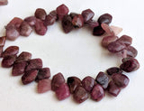 9-13mm Rare Pink Tourmaline Plain Fancy Shield Bead Natural Pink Tourmaline