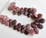 9-13mm Rare Pink Tourmaline Plain Fancy Shield Bead Natural Pink Tourmaline