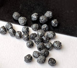 4.5-5mm Black Round Diamonds Diamond, Conflict Free Diamond (2Pc To 50Pc)
