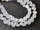 4-5 mm Rainbow Moonstone Faceted Onion Beads, Natural Moonstone Onion Beads