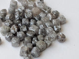 2.5-3mm Grey Rough Drilled Diamond Cube For Jewelry (5Pcs To 10Pcs)