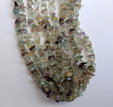 5-10 mm Fluorite Chips, Rainbow Fluorite Beads, Natural Fluorite Chips, Multi