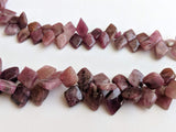 9-11mm Rare Pink Tourmaline Fancy Kite Shape Bead, Natural Pink Tourmaline Rough