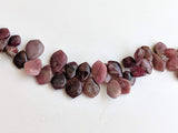 9-13mm Rare Pink Tourmaline Plain Fancy Shield Bead Natural Pink Tourmaline