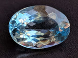 14x20mm Blue Topaz Oval Cut Stone Natural Blue Topaz Full Oval Cut Stone Jewelry