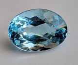 14x20mm Blue Topaz Oval Cut Stone Natural Blue Topaz Full Oval Cut Stone Jewelry