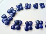 8x10 mm-12x14 mm Lapis Lazuli Faceted Heart And Pear Beads, Natural Blue Lapis