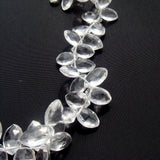 11x7 mm Crystal Quartz Faceted Puff Marquise Beads, Crystal Quartz Faceted Beads