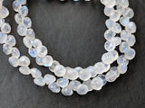 4-5 mm Rainbow Moonstone Faceted Onion Beads, Natural Moonstone Onion Beads