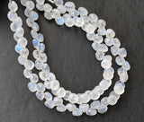 4-5 mm Rainbow Moonstone Faceted Onion Beads, Natural Moonstone Onion Beads