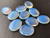 16x20mm Fire Opalite Oval Table Cut Flat Back Cabochons, Opalite Oval Cabochons