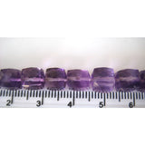 6-7 mm Amethyst Faceted Box Cubes, Natural Amethyst Faceted Cubes, Amethyst Box