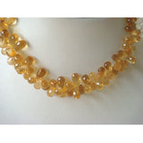 3x4 mm-5x7 mm Citrine Faceted Tear Drop Beads, Citrine Drop Briolettes, Citrine