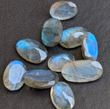 6x9mm - 8x14mm Labradorite Oval Cut Stones, Pointed Back Oval Cut Stone