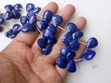 8x10 mm-12x14 mm Lapis Lazuli Faceted Heart And Pear Beads, Natural Blue Lapis