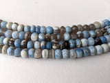 14 Inch Boulder Opal Faceted Rondelle Beads, 6.5-7mm Natural Boulder Opal