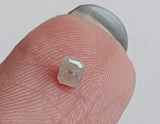 White Emerald Shaped Diamond for Wedding Ring, Rare 0.18 Ct 2.5x3mm-PPD291