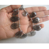 24x16 To 19x18 mm Rutile Quartz Faceted Pear Shaped Briolettes, Rutile Quartz